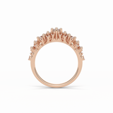 0.64 TCW Round Shaped Wedding Band 18