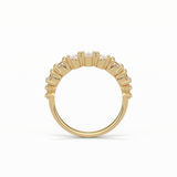 1.2 TCW Oval and Round Shaped Wedding Band 10
