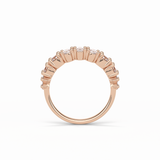 1.2 TCW Oval and Round Shaped Wedding Band 21