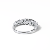 1.2 TCW Oval and Round Shaped Wedding Band 2