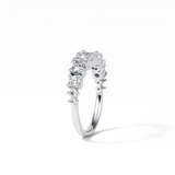 1.2 TCW Oval and Round Shaped Wedding Band 5