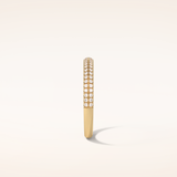 0.32 Round Shaped Moissanite Nine Stone Wedding Band