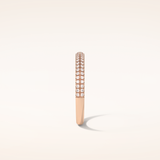 0.32 Round Shaped Moissanite Nine Stone Wedding Band