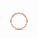 0.32 TCW Round Shaped Wedding Band 17