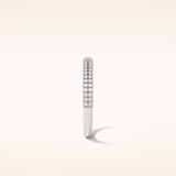 0.32 Round Shaped Moissanite Nine Stone Wedding Band