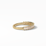 0.5 TCW Baguette Shaped Wedding Band 13