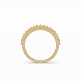 0.5 TCW Baguette Shaped Wedding Band 11