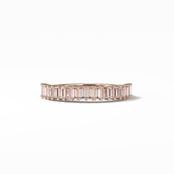 0.5 TCW Baguette Shaped Wedding Band 15