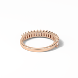 0.5 TCW Baguette Shaped Wedding Band 20