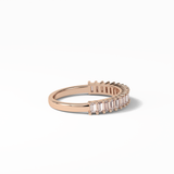 0.5 TCW Baguette Shaped Wedding Band 21