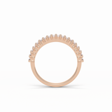 0.5 TCW Baguette Shaped Wedding Band 19
