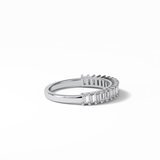 0.5 TCW Baguette Shaped Wedding Band 7