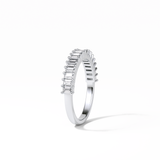 0.5 TCW Baguette Shaped Wedding Band 3