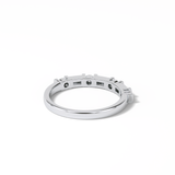 0.42 TCW Baguette and Round Shaped Wedding Band 2