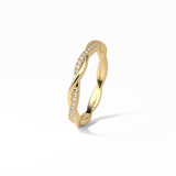 0.16 TCW Round Shaped Wedding Band 9