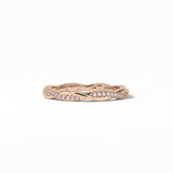 0.16 TCW Round Shaped Wedding Band 15