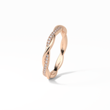0.16 TCW Round Shaped Wedding Band 16