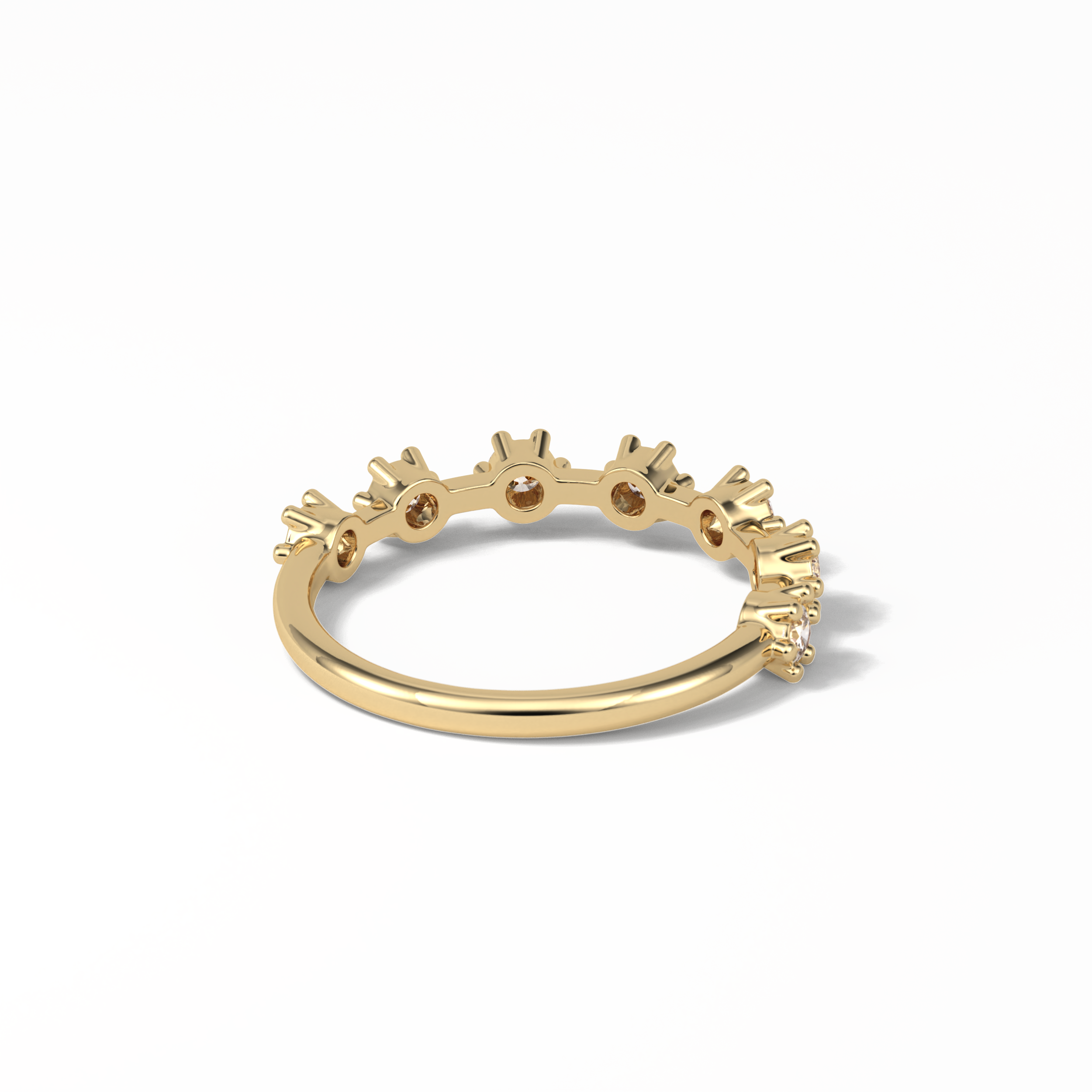 0.49 TCW Round Shaped Wedding Band 11