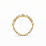 0.49 TCW Round Shaped Wedding Band 10