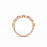 0.49 TCW Round Shaped Wedding Band 19