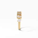 1.4 TCW Pear, Baguette & Round Shaped Wedding Band 10