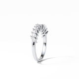 0.78 TCW Marquise Shaped Wedding Band 4