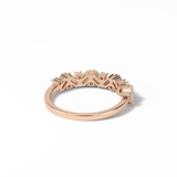 0.44 TCW Baguette and Round Shaped Wedding Band 17