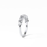 0.44 TCW Baguette and Round Shaped Wedding Band 3