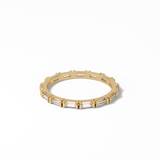 0.66 TCW Baguette Shaped Wedding Band 8