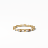 0.66 TCW Baguette Shaped Wedding Band 12
