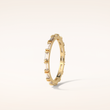 0.66 Baguette Shaped Moissanite Half Eternity Wedding Band
