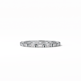 0.66 TCW Baguette Shaped Wedding Band 1
