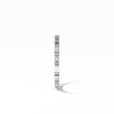 0.66 TCW Baguette Shaped Wedding Band 4