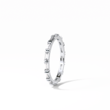 0.66 TCW Baguette Shaped Wedding Band 5