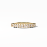 3.5 TCW Oval Shaped Wedding Band 7