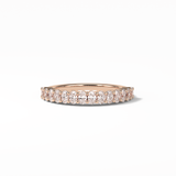 3.5 TCW Oval Shaped Wedding Band 15