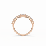 3.5 TCW Oval Shaped Wedding Band 16