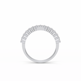 3.5 TCW Oval Shaped Wedding Band 2