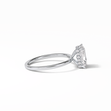 Radiant Hidden Halo Lab Grown Diamond Engagement Ring