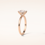 2.35 CT Elongated Cushion Shaped Solitaire Moissanite Engagement Ring