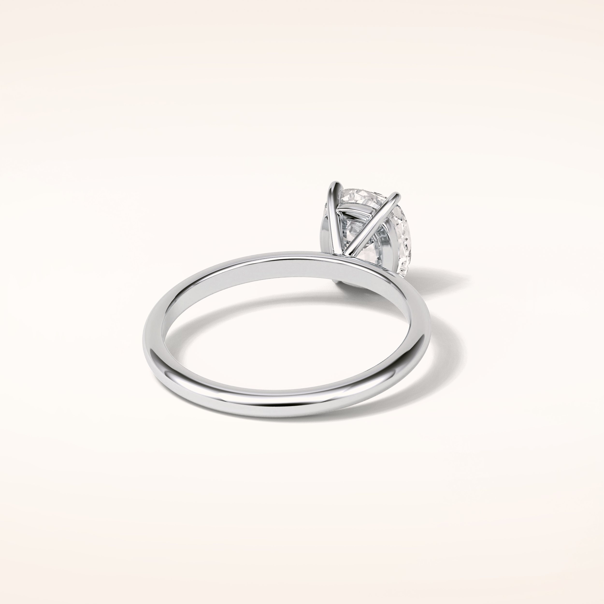2.35 CT Elongated Cushion Shaped Solitaire Moissanite Engagement Ring