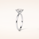 2.35 CT Elongated Cushion Shaped Solitaire Moissanite Engagement Ring