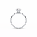 Elongated Cushion Solitaire Lab Grown Diamond Engagement Ring