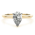2.5 CT Pear Shaped Moissanite Engagement Ring In Solitaire Design 10
