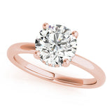 1.50 CT Round Shaped Moissanite Engagement Ring In Hidden Halo 11