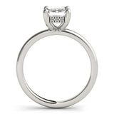 1.75 CT Enerald Shaped Moissanite Engagement Ring In Hidden Halo 4