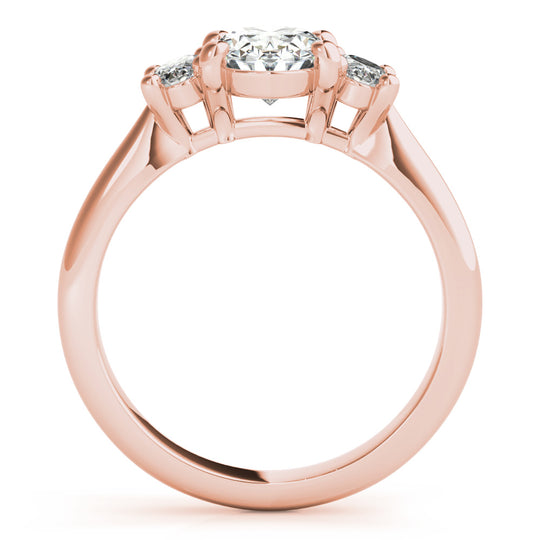 2.0 CT Oval Shaped Moissanite Engagement Ring In Three Stone 13