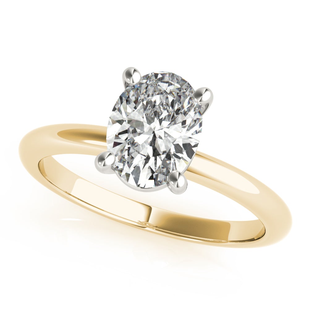 2.0 CT Oval Shaped Moissanite Engagement Ring In Hidden Halo 7