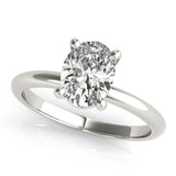 1.20 CT Oval Shaped Moissanite Engagement Ring In Solitaire Design 2