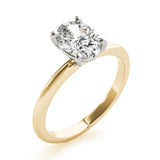 1.20 CT Oval Shaped Moissanite Engagement Ring In Solitaire Design 6